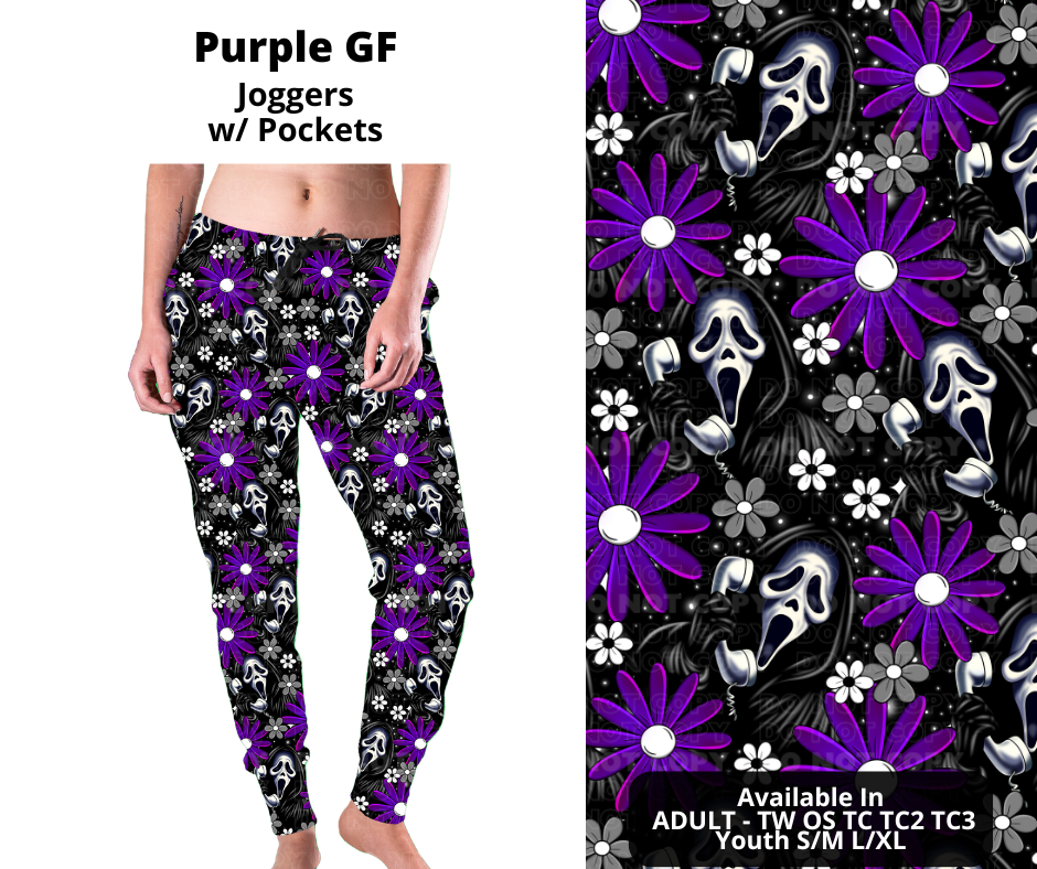 Preorder! Closes 11/21. ETA Jan. Purple GF Joggers