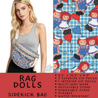 Batch #604 - Sidekick Bag 3 - Closes 10/26 - ETA mid/late Dec - Rag Dolls Sidekick Bag