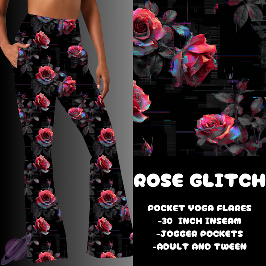 ROSE GLITCH-YOGA FLARES 7-PREORDER DUE 10/2