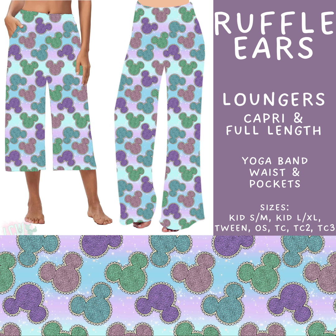 Batch #594 - Magical Faves 25 - Closes 10/5 - ETA early Dec - Ruffle Ears Capri and Full Length Loungers