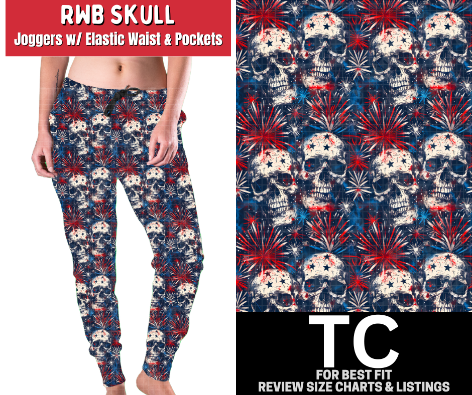 RWB Skull Joggers