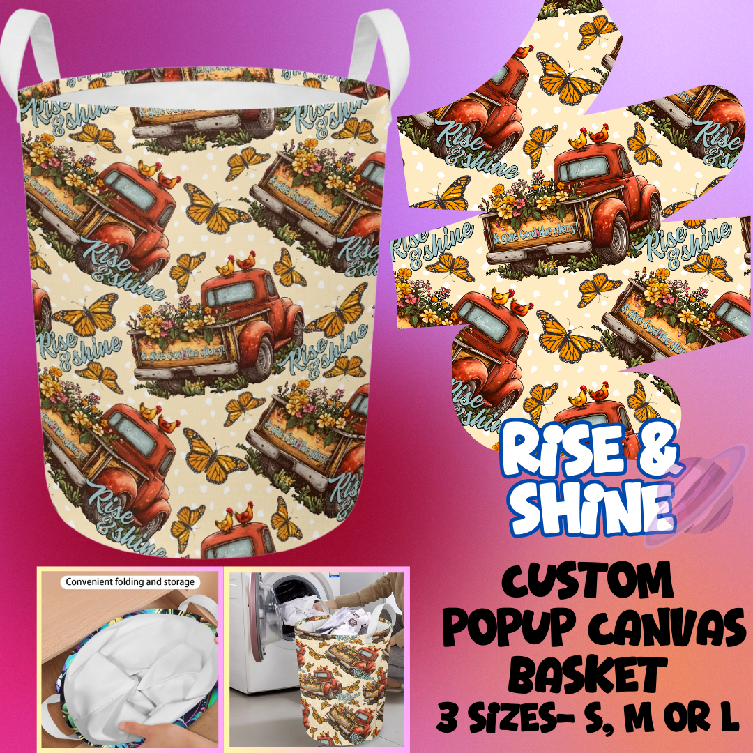 RISE & SHINE- STORAGE BASKETS 6- PREORDER CLOSING 5/4