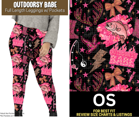 Outdoorsy Babe Full Length Leggings w/ Pockets
