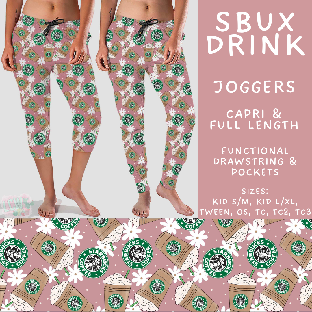 Batch #592 -  Fun Run 27 - Closes 9/30 - ETA late Nov - SBux Drink Full and Capri Length Joggers