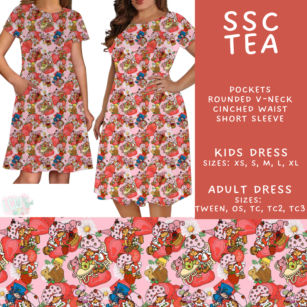 Batch #586 - Cool Characters 18 - Closes 9/16 - ETA mid Nov - SSC Tea Adult & Kids Dresses