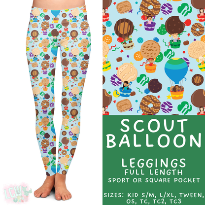 Batch #610 - Cookie Dealer 3 - Closes 11/9 - ETA early Jan - Scout Balloon Full Length Leggings