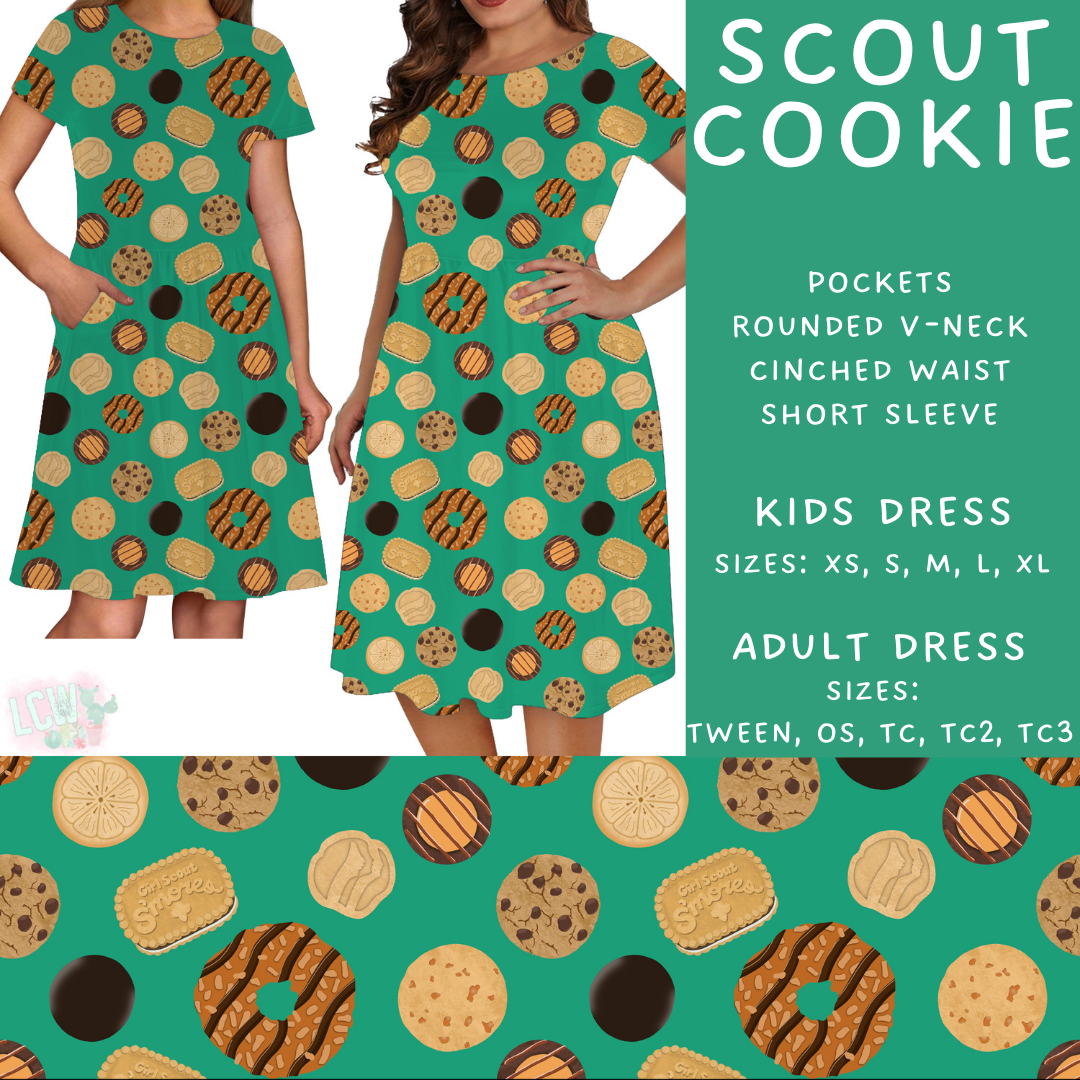 Batch #610 - Cookie Dealer 3 - Closes 11/9 - ETA early Jan - Scout Cookie Women's & Girls Dresses