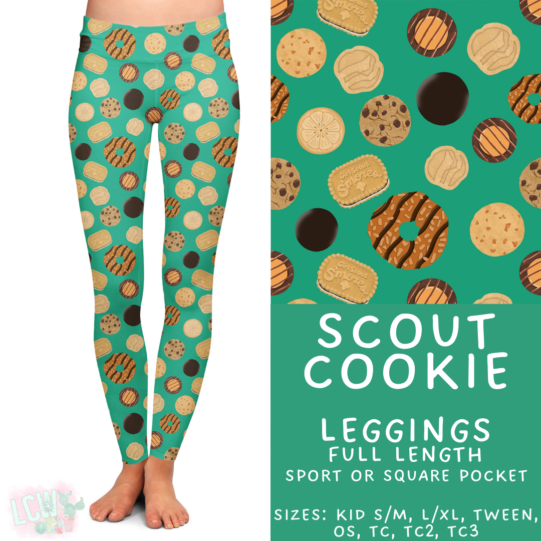 Batch #610 - Cookie Dealer 3 - Closes 11/9 - ETA early Jan - Scout Cookie Full Length Leggings