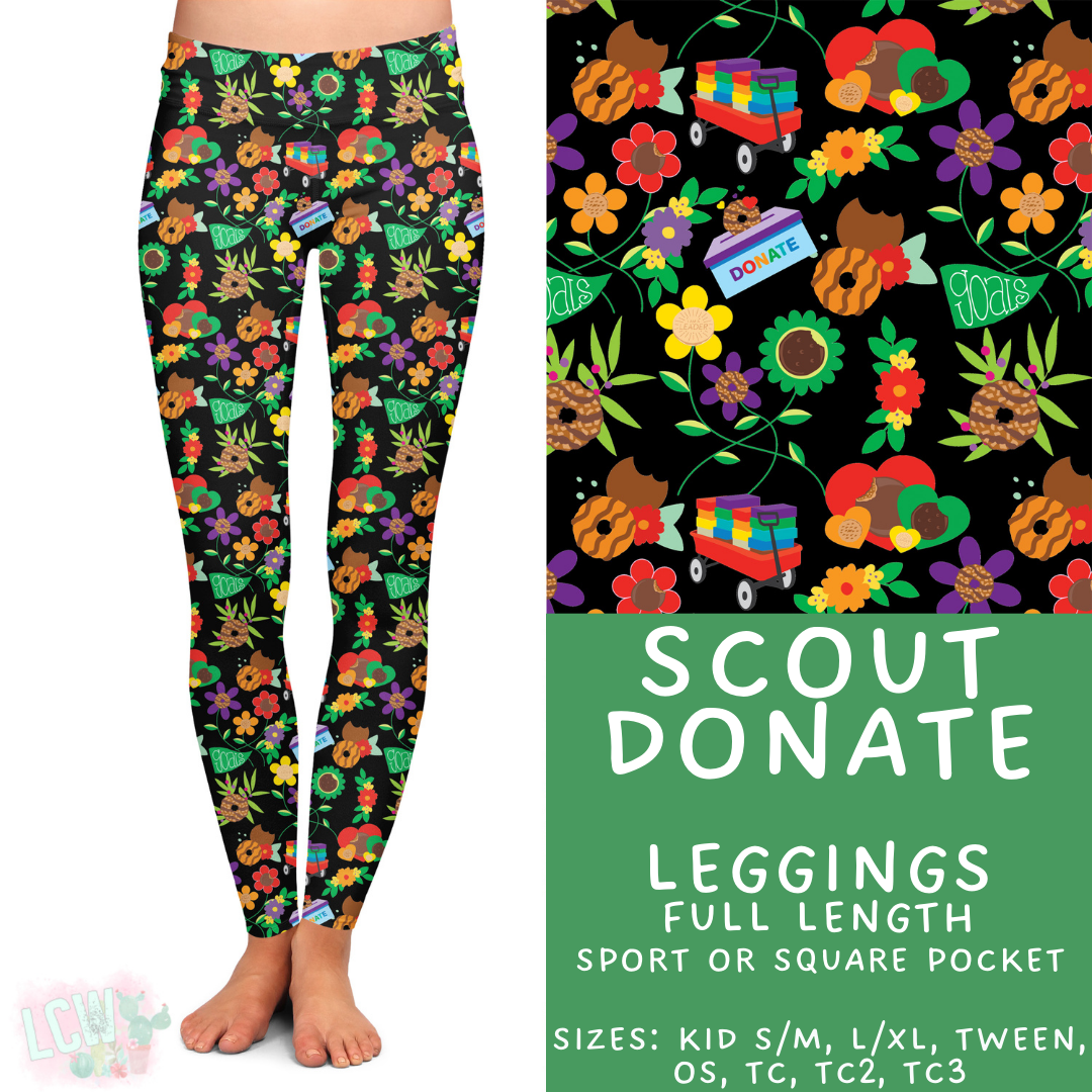 Batch #610 - Cookie Dealer 3 - Closes 11/9 - ETA early Jan - Scout Donate Full Length Leggings