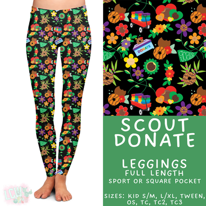 Batch #610 - Cookie Dealer 3 - Closes 11/9 - ETA early Jan - Scout Donate Full Length Leggings