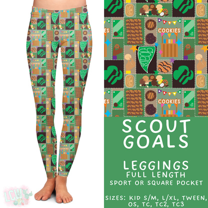 Batch #610 - Cookie Dealer 3 - Closes 11/9 - ETA early Jan - Scout Goals Full Length Leggings