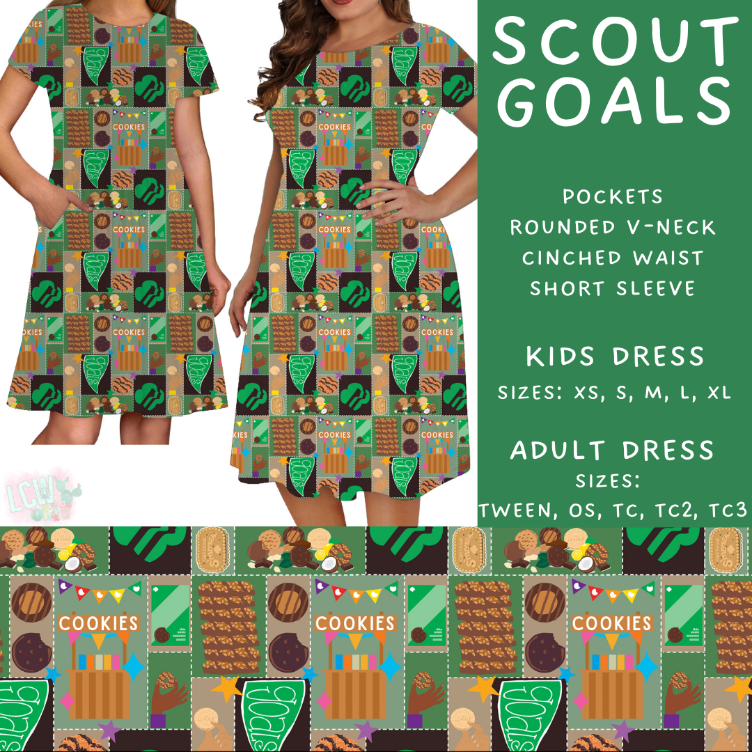 Batch #610 - Cookie Dealer 3 - Closes 11/9 - ETA early Jan - Scout Goals Women's & Girls Dresses