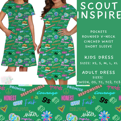 Batch #610 - Cookie Dealer 3 - Closes 11/9 - ETA early Jan - Scout Inspire Women's & Girls Dresses