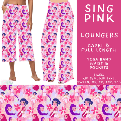 Batch #601 - Cool Characters 19 - Closes 10/21 - ETA mid Dec - Sing Pink Capri and Full Length Loungers