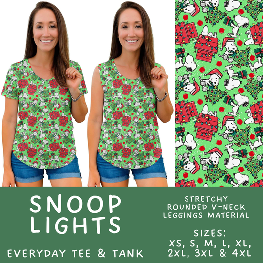 Batch #598 - Magical Character Christmas 2 - Closes 10/14 - ETA early Dec - Snoop Lights Everyday Tank & Tee
