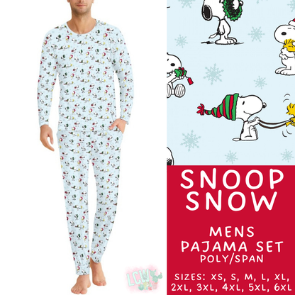 Batch #584 - Christmas Family Pajamas - Closes 9/11 - ETA mid Nov - Snoop Snow Men's Pajama Set