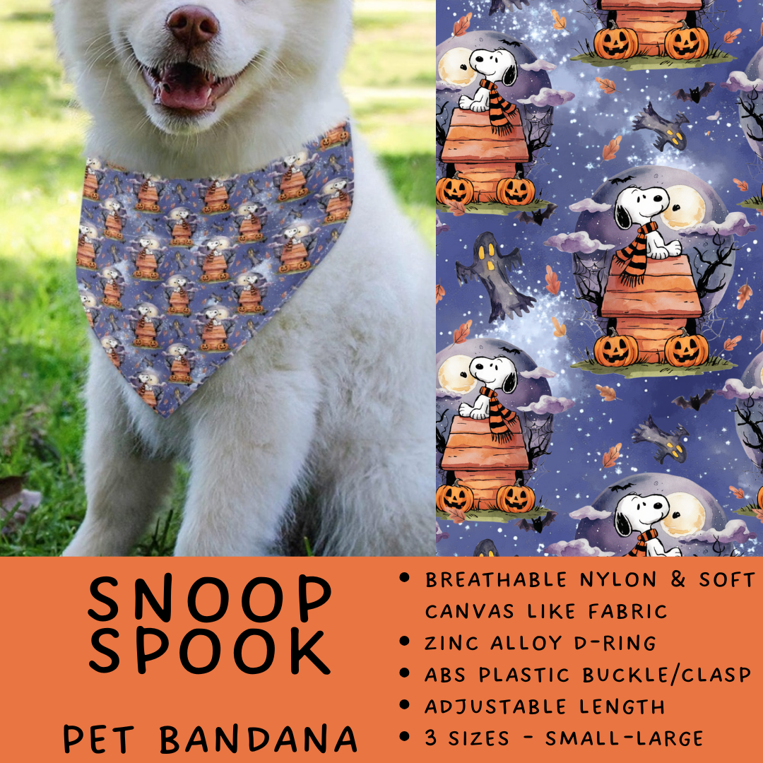 Batch #576 - Pet Gear 2 - Closes 8/28 - ETA late October - Snoop Spook Pet Bandana