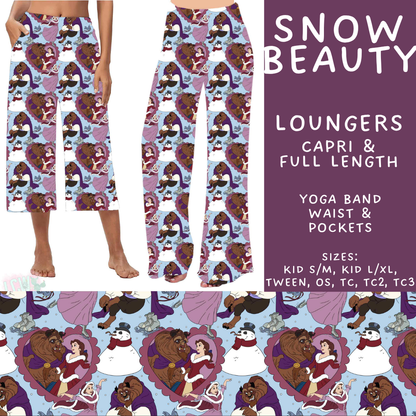 Batch #606 - Magical Character Winter - Closes 10/30 - ETA late Dec - Snow Beauty Capri and Full Length Loungers