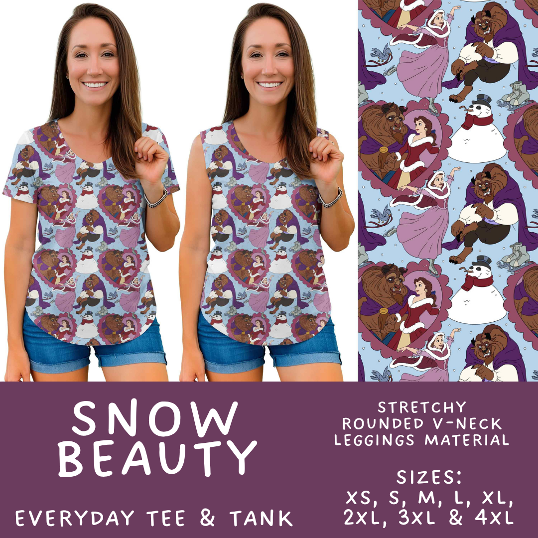 Batch #606 - Magical Character Winter - Closes 10/30 - ETA late Dec - Snow Beauty Everyday Tank & Tee