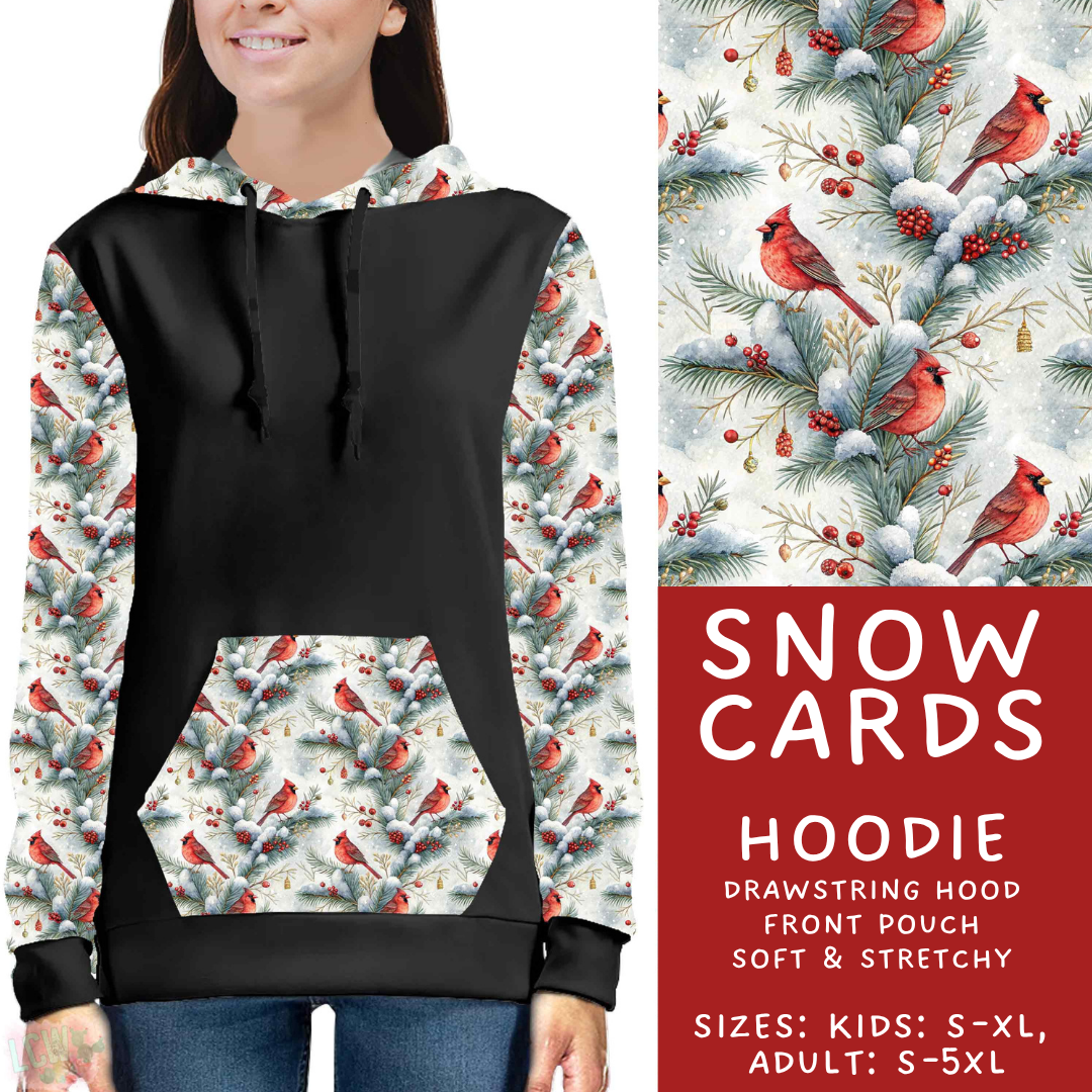 Batch #611 - Winter Collection - Closes 11/9 - ETA early/mid Jan - Snow Cards Hoodie