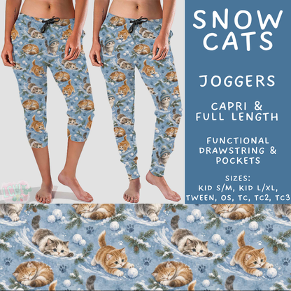 Batch #611 - Winter Collection - Closes 11/9 - ETA early/mid Jan - Snow Cats Full and Capri Length Joggers