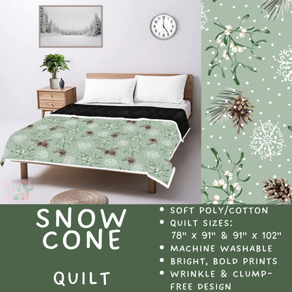 Batch #597 - Christmas Quilts - Closes 10/12 - ETA early Dec - Snow Cone Quilt