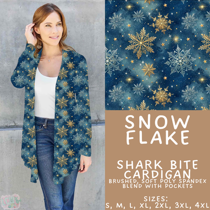 Batch #611 - Winter Collection - Closes 11/9 - ETA early/mid Jan - Snow Flake Cardigan