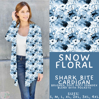 Batch #611 - Winter Collection - Closes 11/9 - ETA early/mid Jan - Snow Floral Cardigan