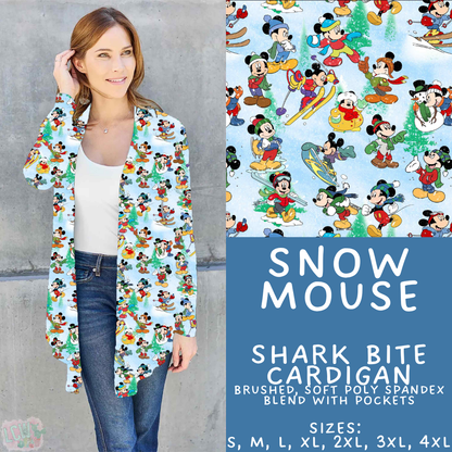 Batch #606 - Magical Character Winter - Closes 10/30 - ETA late Dec - Snow Mouse Cardigan