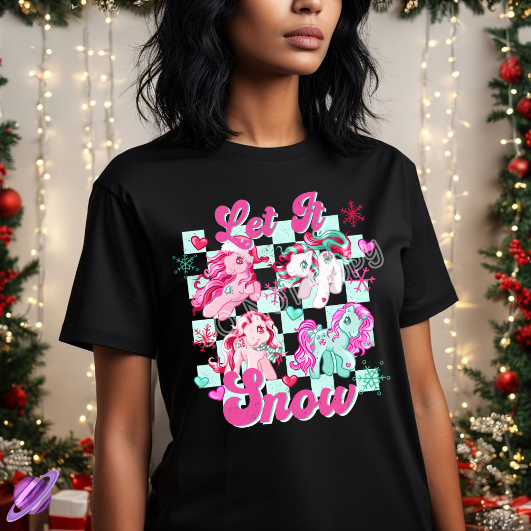 SNOW PONY TEE -B98