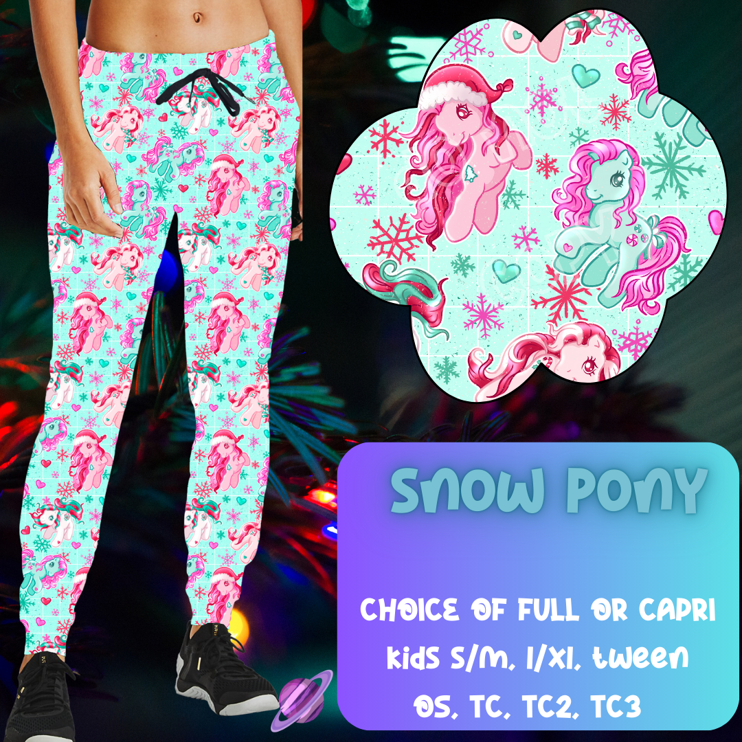 SNOW PONY - B98 - JOGGER/CAPRI PREORDER CLOSING 9/22