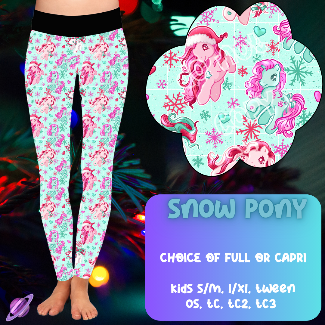 SNOW PONY - B98 - LEGGING/CAPRI PREORDER CLOSING 9/22