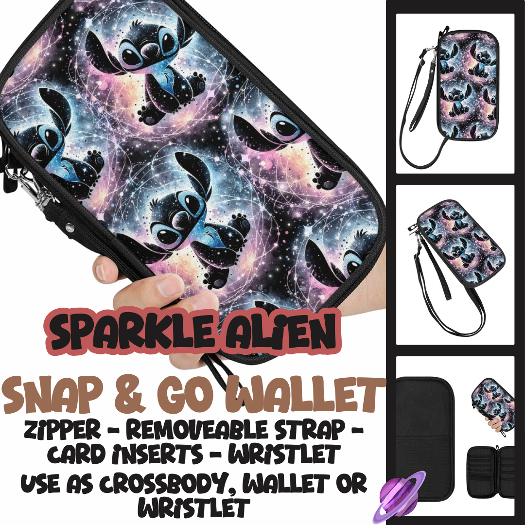 SPARKLE ALIEN - SNAP & GO WALLETS PREORDER CLOSING 12/18