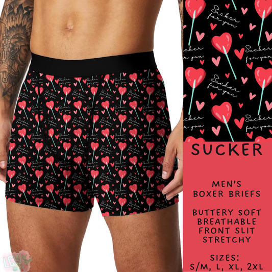 Batch #612 - Valentine's Matching Underwear - Closes 11/11 - ETA mid Jan - Sucker Men's Boxer Briefs