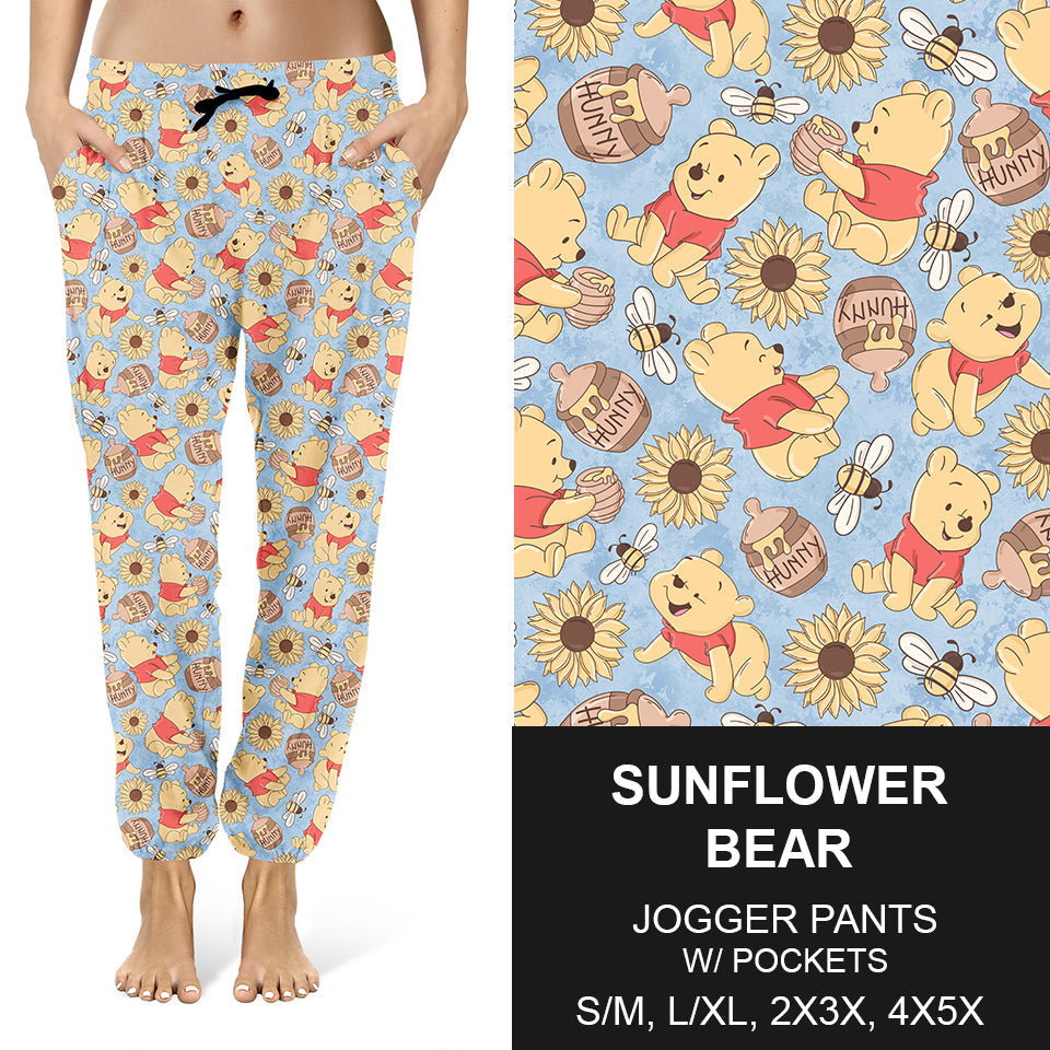RTS - Sunflower Bear Joggers
