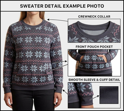 B303 - Preorder Festive Forest Friends Sweater w/ Front Pocket (Closes 7/26. ETA early Oct.)