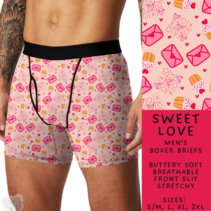 Batch #612 - Valentine's Matching Underwear - Closes 11/11 - ETA mid Jan - Sweet Love Men's Boxer Briefs