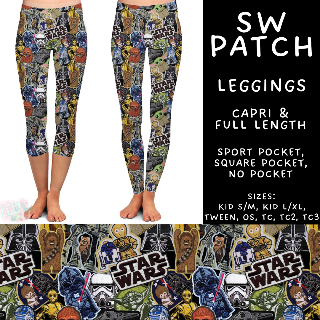 Batch #589 - August Request Run - Closes 9/23 - ETA mid/late Nov - SW Patch Full and Capri Length Leggings
