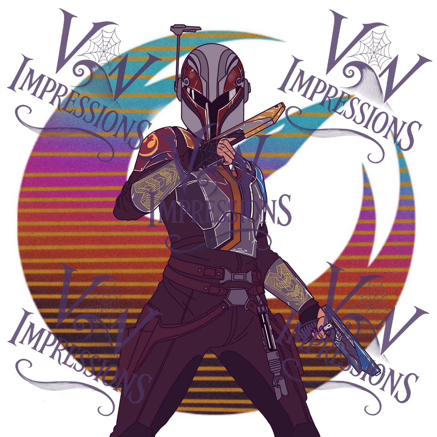 Retro Space Artist T-shirt