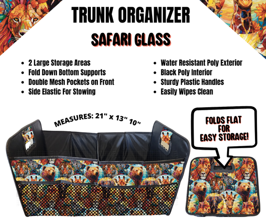 Safari Glass Trunk Organizer