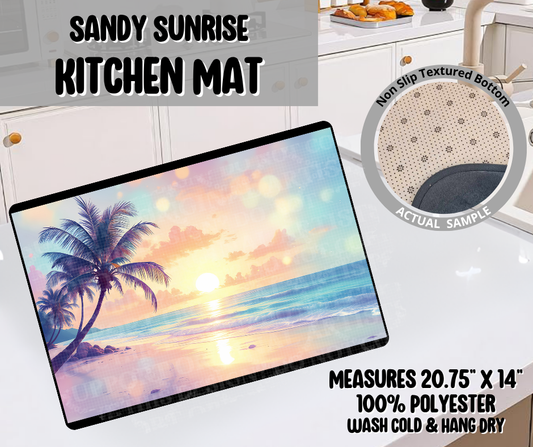 Sandy Sunrise Kitchen Mat
