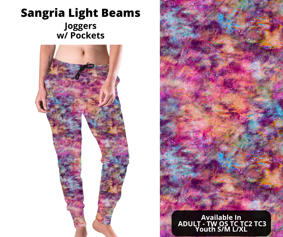 Preorder! Closes 12/2. ETA Feb. Sangria Light Beams Joggers