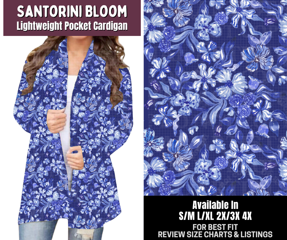 Preorder! Closes 9/14. ETA Dec. Santorini Bloom Pocket Cardigan