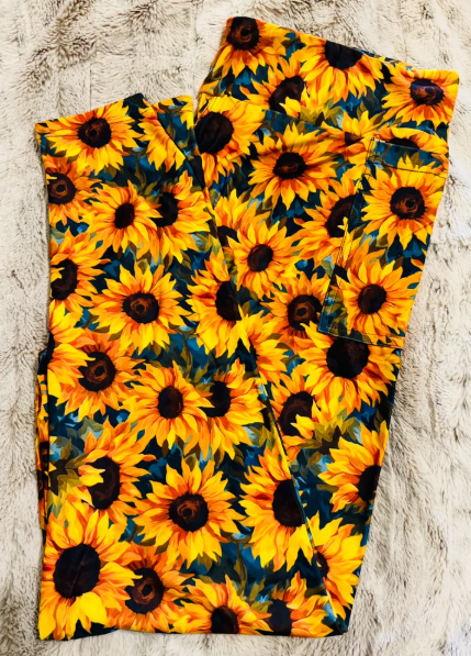Sunflower Full Length Leggings With Pockets