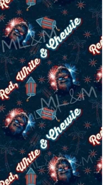 Red , White & Chewy Biker Shorts With Pockets