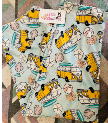 Beach Van Capri Leggings With Pockets