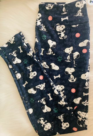 Classic Pup Full Length Leggings With Pockets