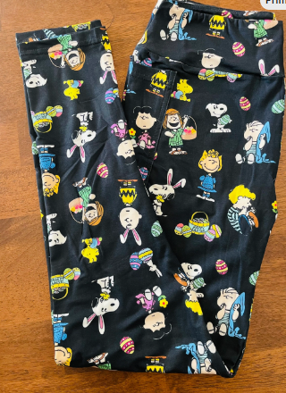 Easter Snoopy Full Length Leggings With Pockets