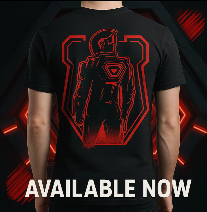 Red Vs Blue Light Cycle Inspired Tron Digital Files Front, Back and Seamless Design