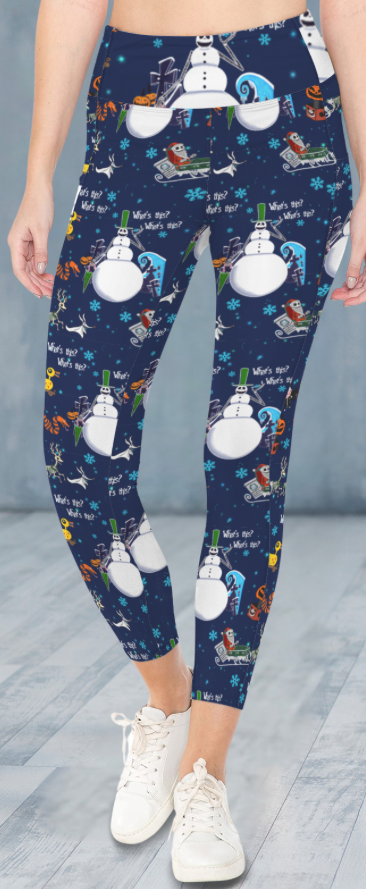 What's This? Women's High Waist Pockets Leggings